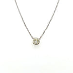 0.42CT Diamond Necklace in 14k White Gold at Regard Jewelry