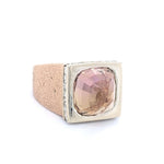 Load image into Gallery viewer, 14K GOLD RING WITH CENTER STONE TOURMALINE AND PRINCESS CUT DIAMONDS AT REGARD JEWELRY IN AUSTIN, - Regard Jewelry
