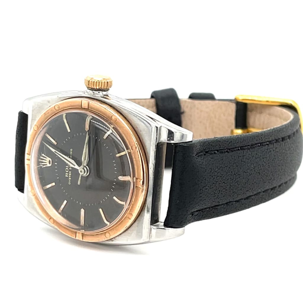 1944 Rolex Oyster Perpetual Chronometer BUBBLEBACK 9K Pink