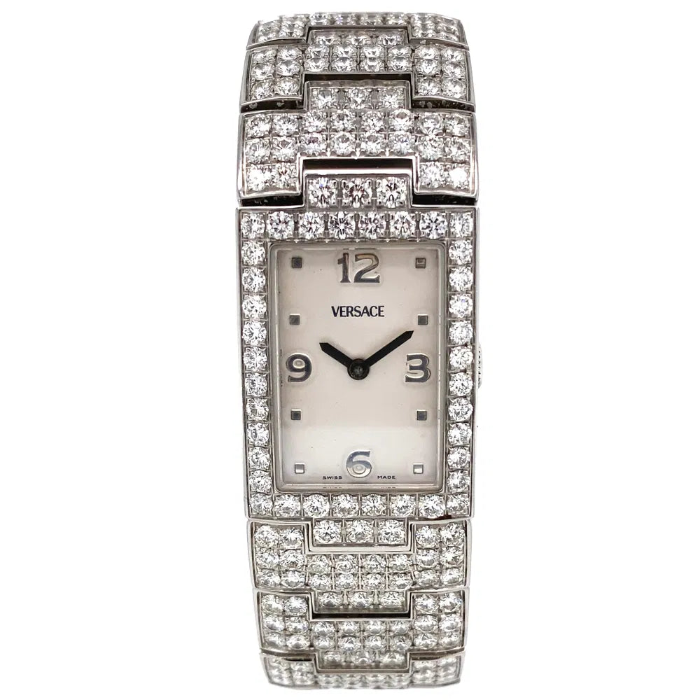 Versace Greca Quartz Watch with 15.75tcw Diamonds
