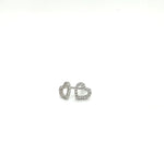 Load image into Gallery viewer, Diamond Heart Earrings at Regard Jewelry in Austin Texas -
