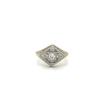 Estate Diamond Two-tone Ring at Regard Jewelry in Austin