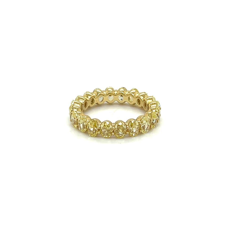 Fancy Intense Yellow Diamond Eternity Band at Regard Jewelry