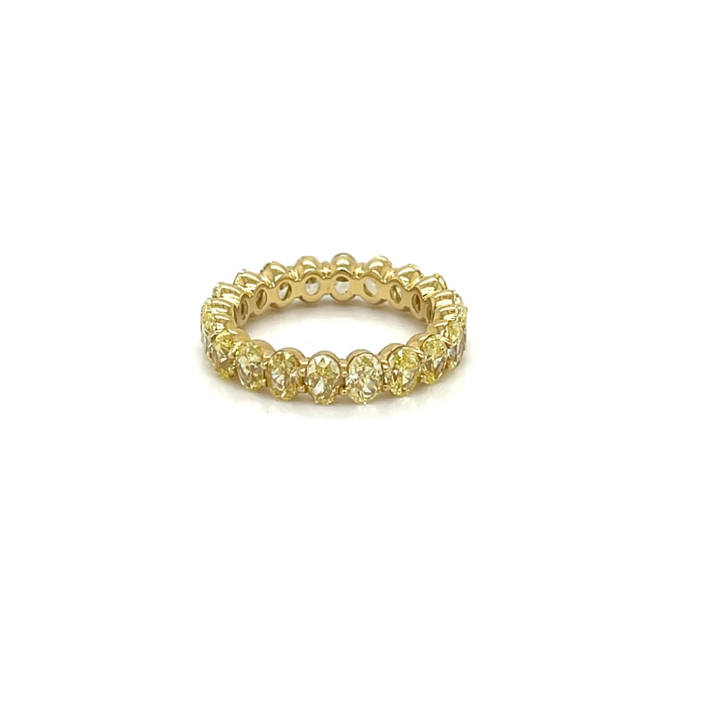 Fancy Intense Yellow Diamond Eternity Band at Regard Jewelry