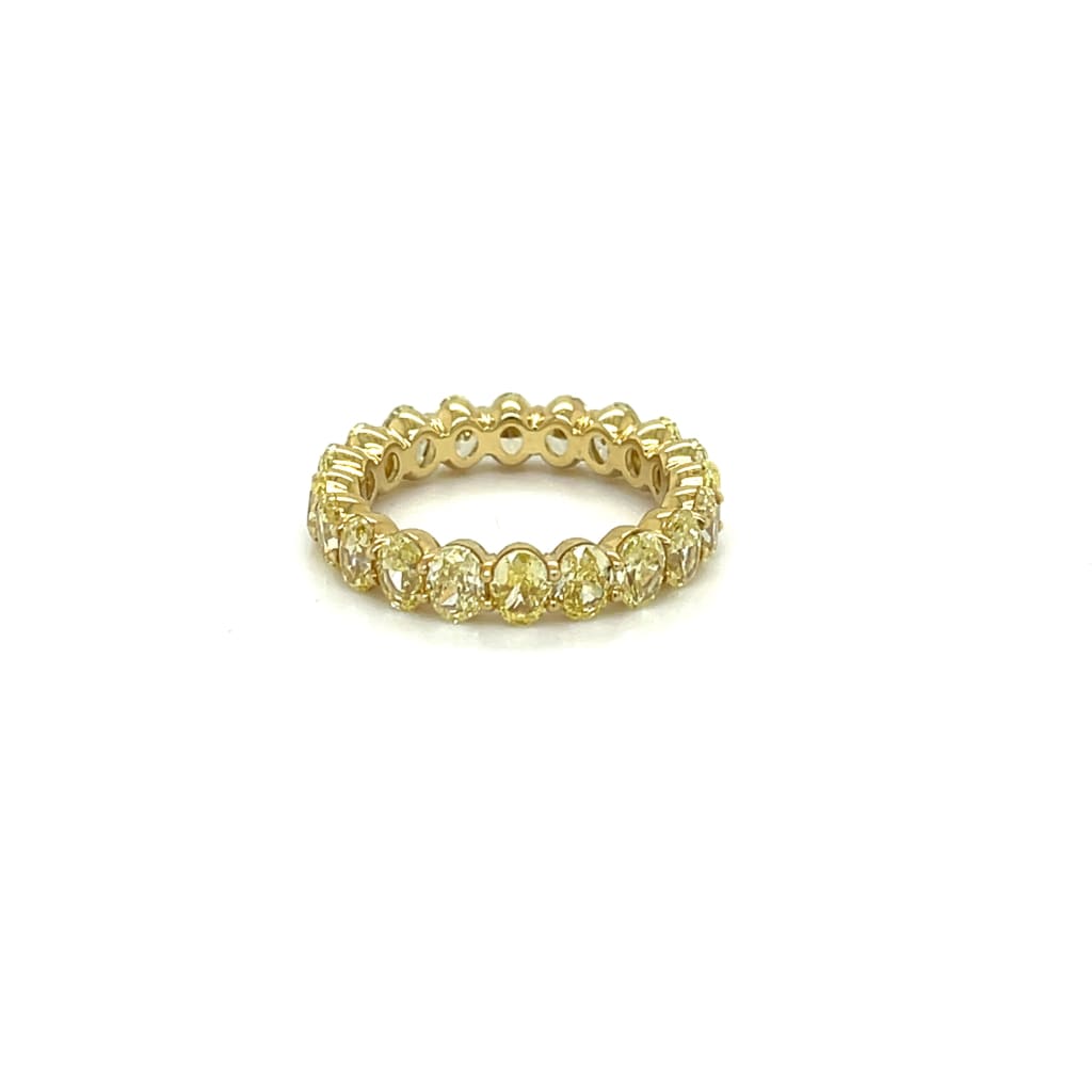 Fancy Intense Yellow Diamond Eternity Band at Regard Jewelry