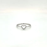Heart Ring with Diamonds at Regard Jewelry in Austin Texas -