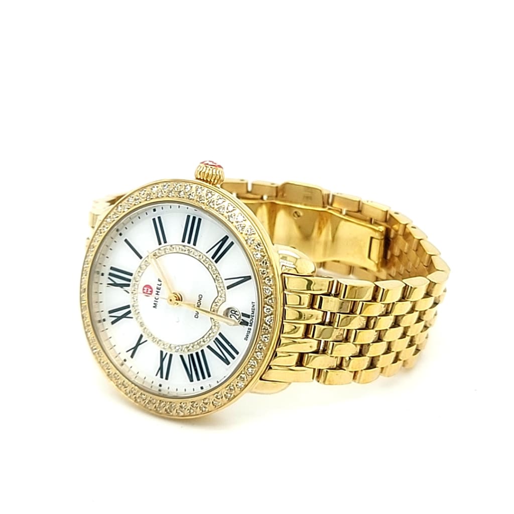 Michele Diamond Gold watch at Regard Jewelry in Austin Texas