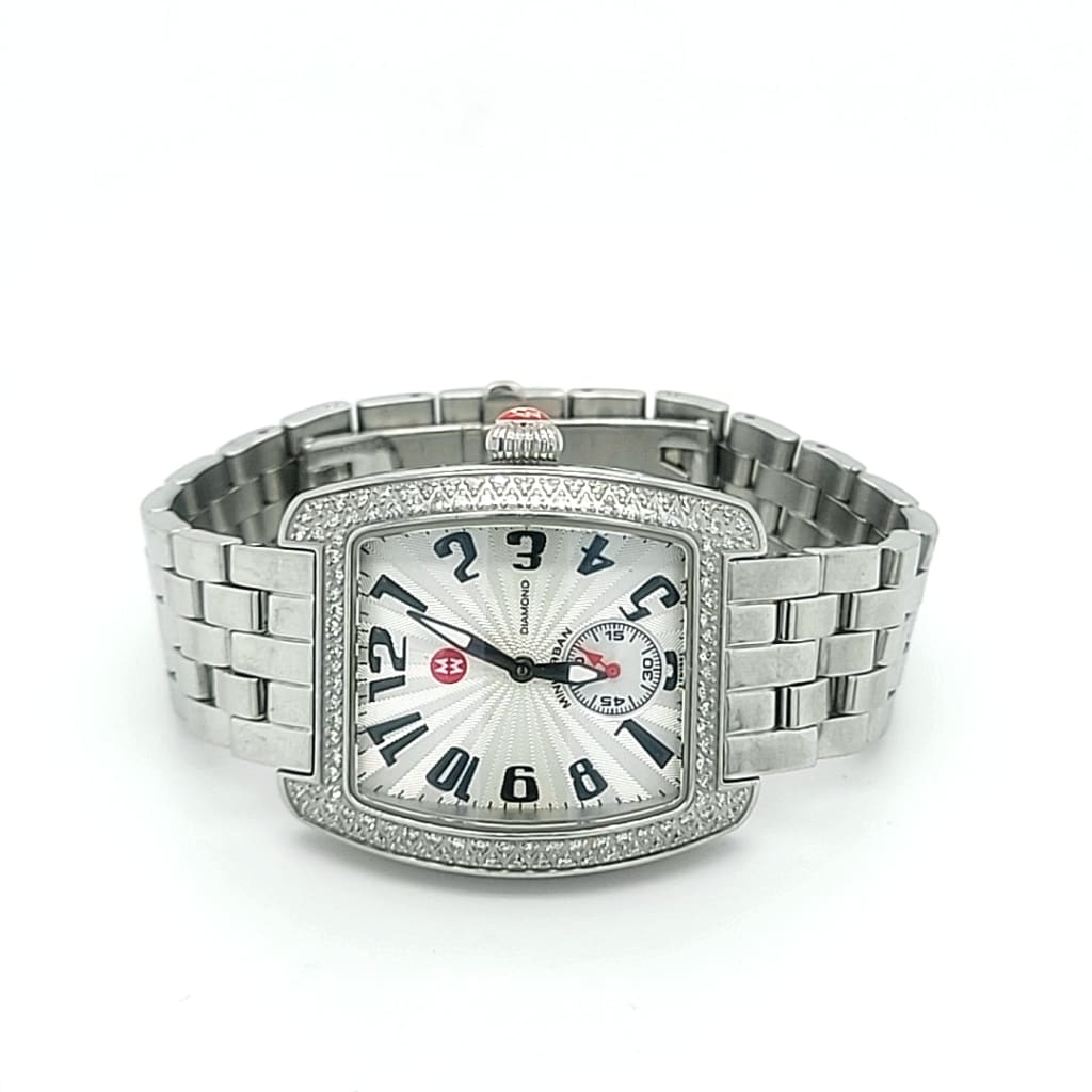 Michele Mini Urban Diamond Stainless Steel Women’s watch at