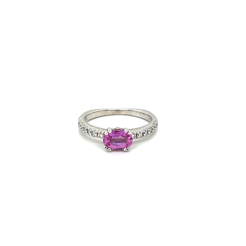Pink Sapphire and Diamond Ring at Regard Jewelry in Austin