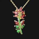 Load and play video in Gallery viewer, Texas Indian Paintbrush Necklace at Regard Jewelry in Austin, Texas

