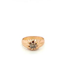 Rose Gold With A Diamond Ring - Diamond ring