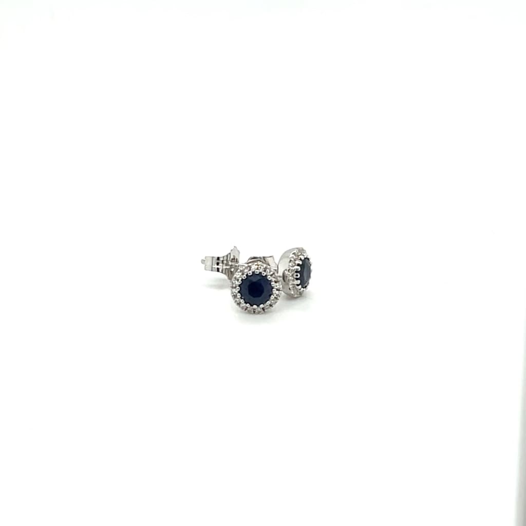 Sapphire and Diamond Earrings at Regard Jewelry in Austin