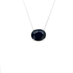 Sapphire Necklace 14k White Gold Chain at Regard Jewelry in