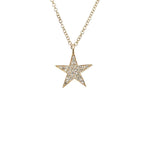 Texas Star 14k Gold and Diamond Necklace at Regard Jewelry
