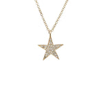 Load image into Gallery viewer, Texas Star 14k Gold and Diamond Necklace at Regard Jewelry

