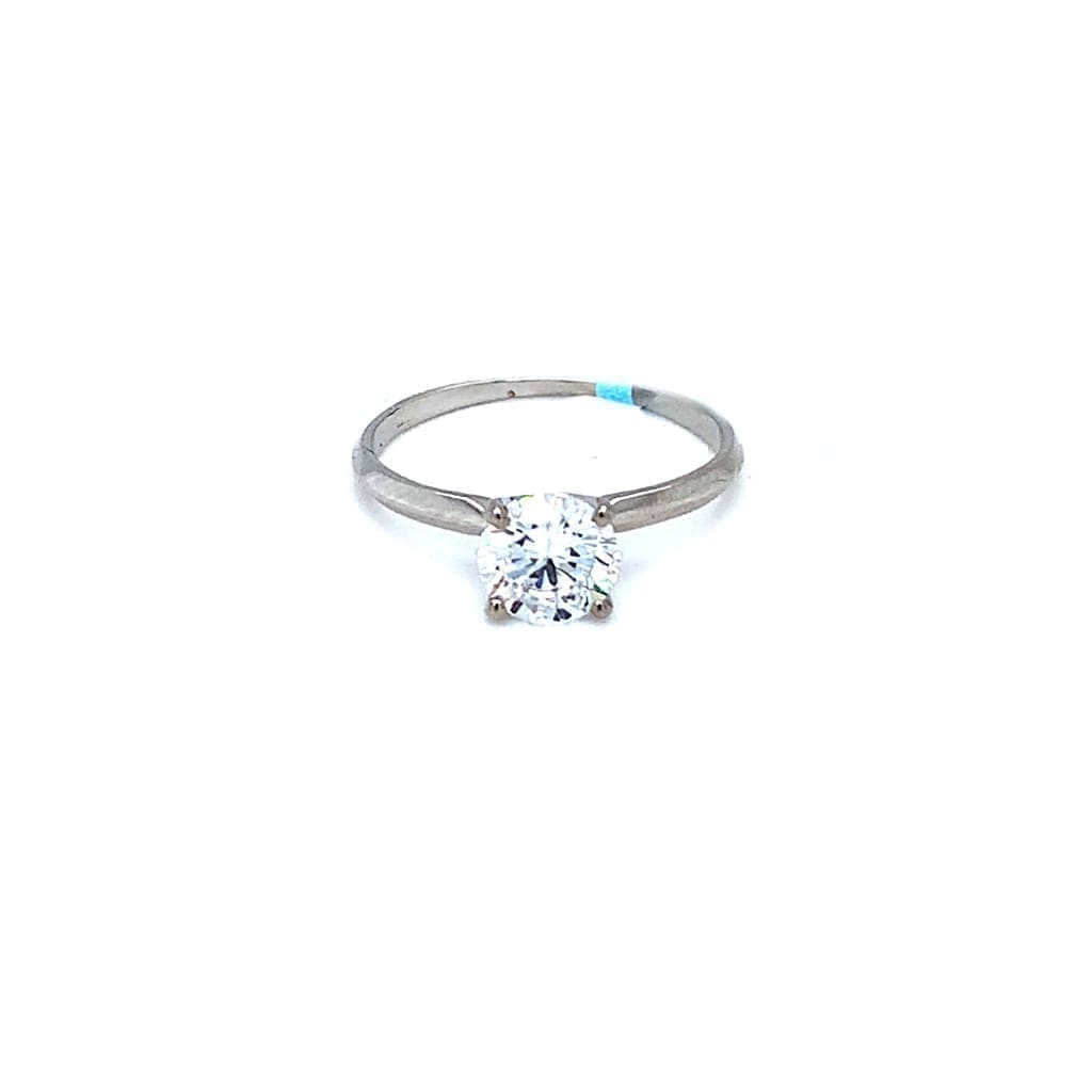 1.00 CT LAB GROWN DIAMOND RING SET IN 14K WHITE GOLD AT REGARD JEWELRY IN AUSTIN, TX. - Regard Jewelry