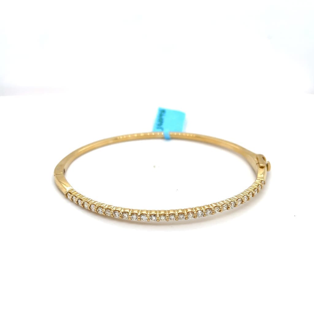1.05 CTTW NATURAL DIAMOND BRACELET SET IN 14 KARAT YELLOW GOLD AT REGARD JEWELRY IN AUSTIN, TEXAS - Regard Jewelry