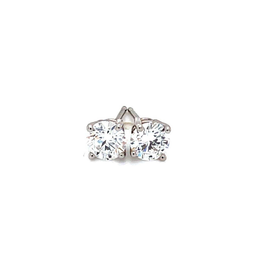 1.55CTTW DIAMOND EARRINGS SET IN 14K WHITE GOLD AT REGARD JEWELRY IN AUSTIN, TX. - Regard Jewelry