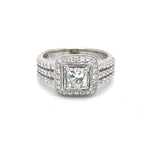 1 Carat Princess Cut Diamond Engagement Ring at Regard Jewelry in Austin, Texas - Regard Jewelry