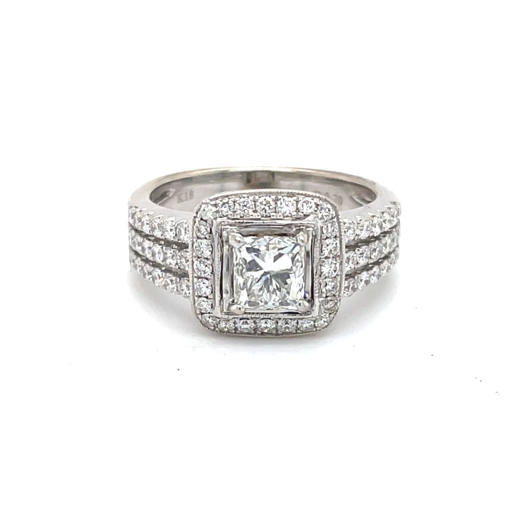 1 Carat Princess Cut Diamond Engagement Ring at Regard Jewelry in Austin, Texas - Regard Jewelry