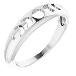 14K Diamond Moon Phase Ring at Regard Jewelry in Austin, Texas - Regard Jewelry