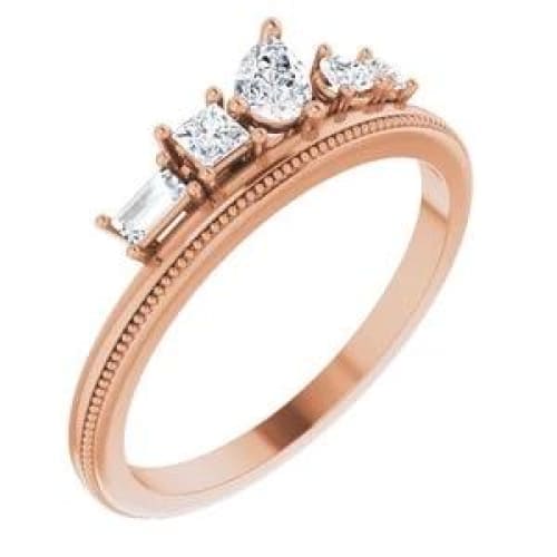 14K Gold Diamond Stackable Ring at Regard Jewelry in Austin, Texas - Regard Jewelry