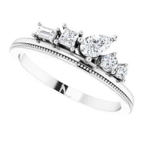 14K Gold Diamond Stackable Ring at Regard Jewelry in Austin, Texas - Regard Jewelry