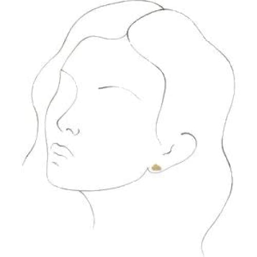 14K Gold Tiny Cloud Earrings at Regard Jewelry in Austin, Texas - Regard Jewelry