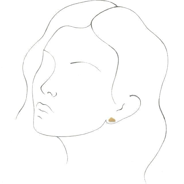 14K Gold Tiny Cloud Earrings at Regard Jewelry in Austin, Texas - Regard Jewelry