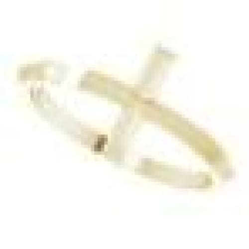 14K Rose Negative Space Cross Ring at Regard Jewelry in Austin, Texas - Regard Jewelry