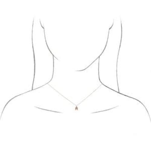 14K White .03 CTW Diamond Angel Wings 16-18" Necklace at Regard Jewelry in Austin, Texas - Regard Jewelry