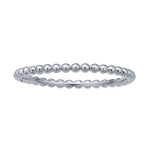 14K White Gold Beaded Rings at Regard Jewelry in Austin, Texas - Regard Jewelry
