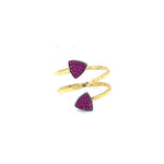 .15CT RUBY WRAP RING SET IN 18K YELLOW GOLD AT REGARD JEWELRY IN AUSTIN, TX. - Regard Jewelry
