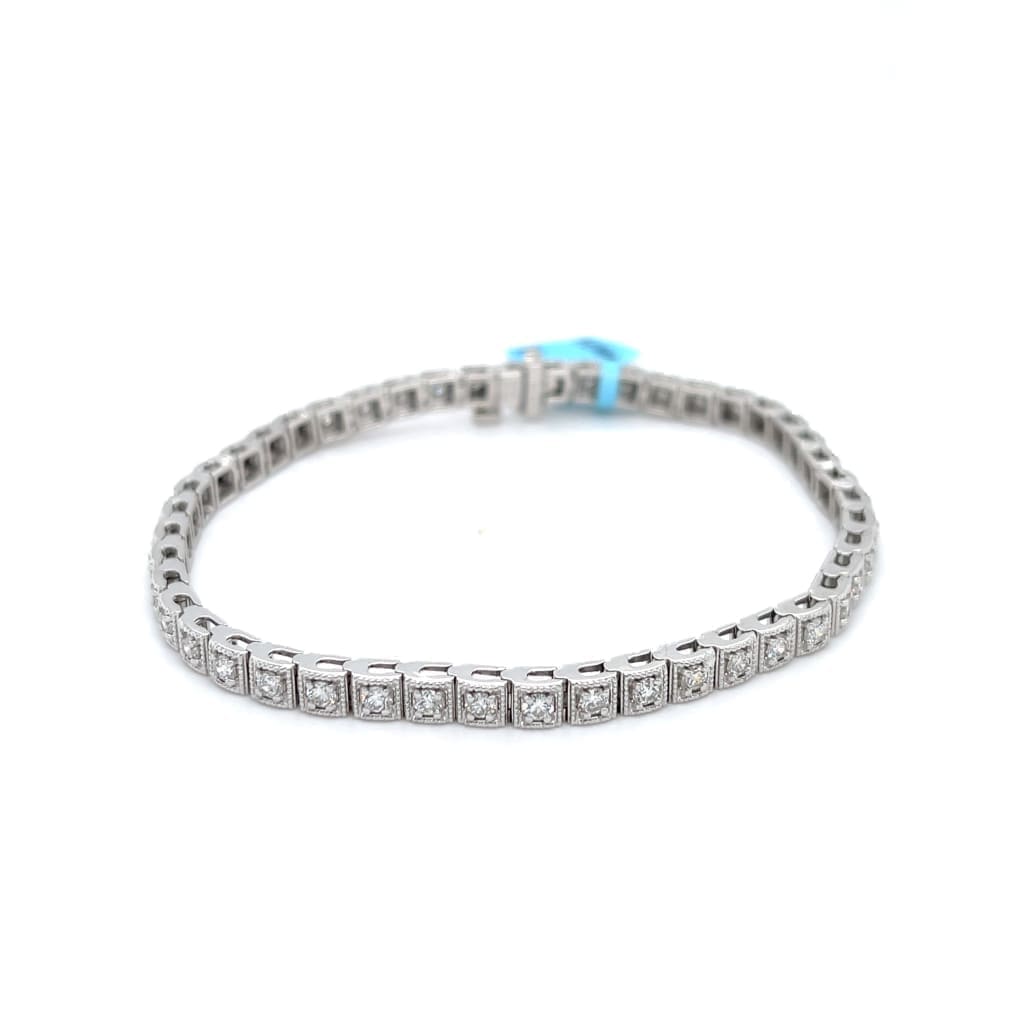 2.00 CTTW NATURAL DIAMOND TENNIS BRACELET SET IN 14 KARAT WHITE GOLD AT REGARD JEWELRY IN AUSTIN - Regard Jewelry