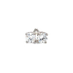 2.02 CTTW NATURAL DIAMOND EARRINGS SET IN 14K WHITE GOLD AT REGARD JEWELRY IN AUSTIN, TX. - Regard Jewelry