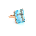 20.50CT. AQUAMARINE SET IN 14K ROSE GOLD AT REGARD JEWELRY IN AUSTIN, TX. - Regard Jewelry