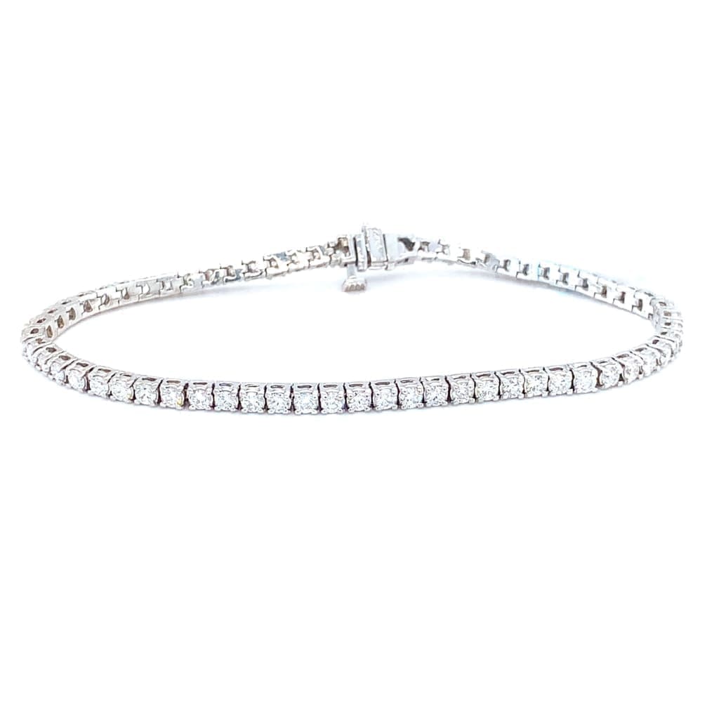 3.05CT DIAMONDS SET IN 14K WHITE GOLD BRACELET AT REGARD JEWELRY IN AUSTIN, TX. - Regard Jewelry