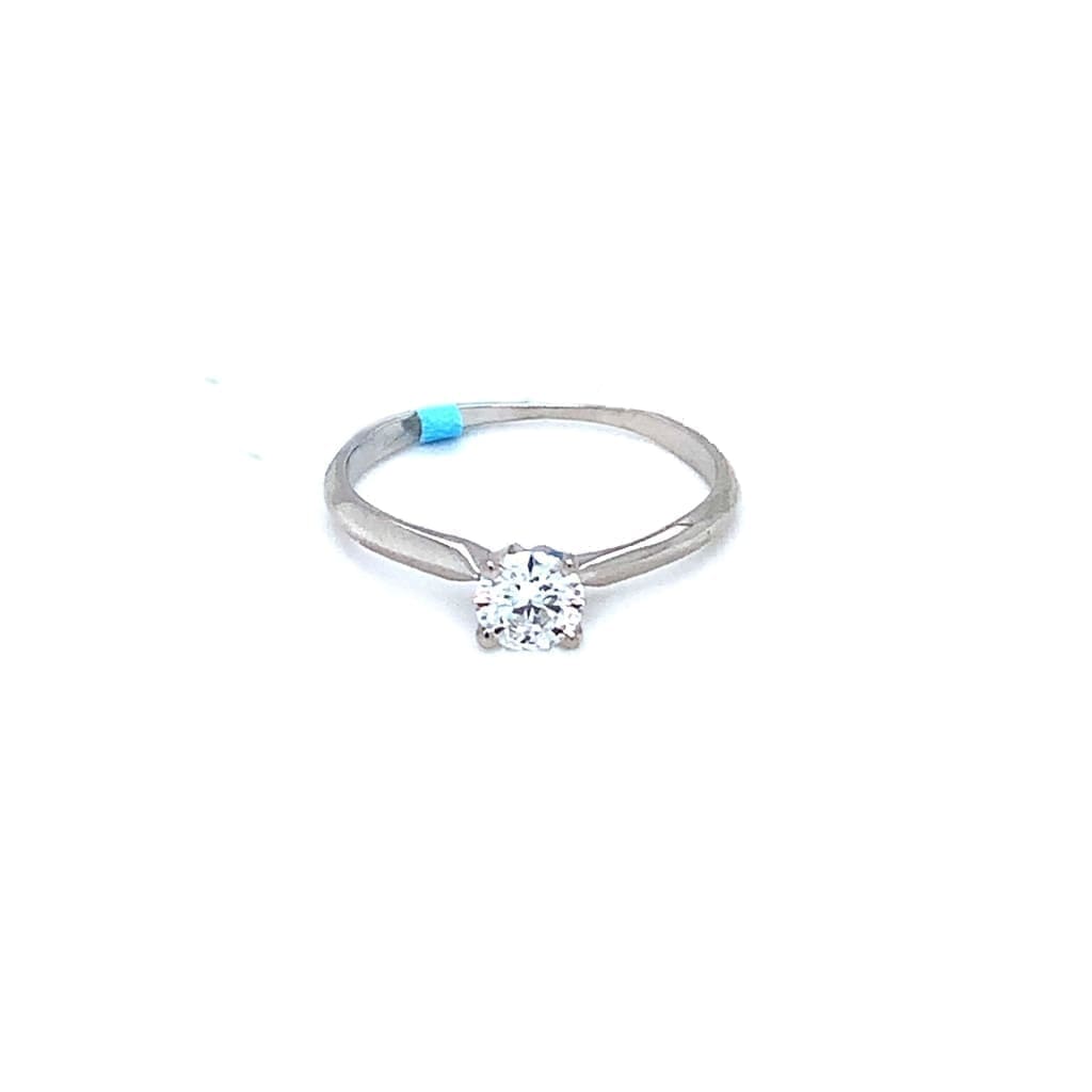 .33CT DIAMOND RING SET IN 14 WHITE GOLD IN AUSTIN, TX. - Regard Jewelry