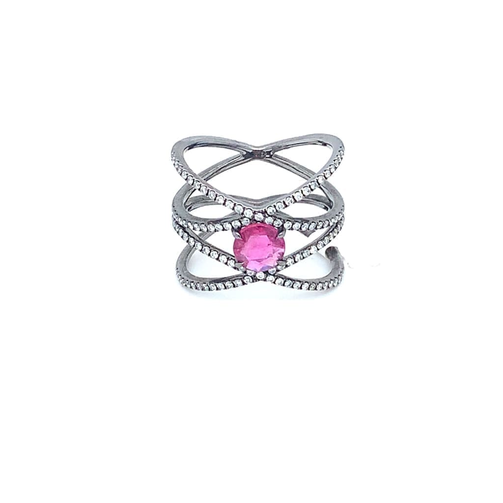 .67CT RUBY RING SET IN 18K WHITE GOLD AT Regard Jewelry IN AUSTIN, TX. - Regard Jewelry