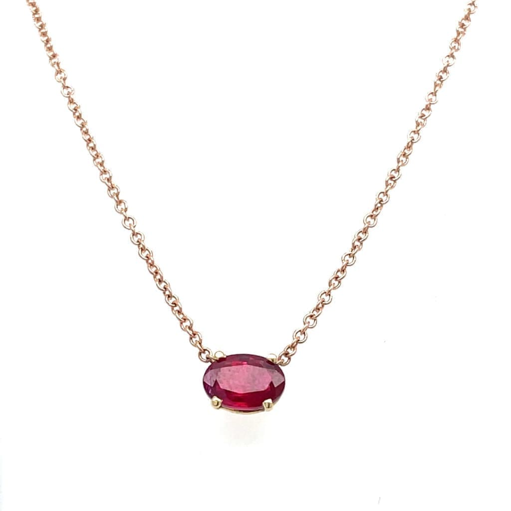Regard Jewelry Fine Quality Ruby Set Prong Simple