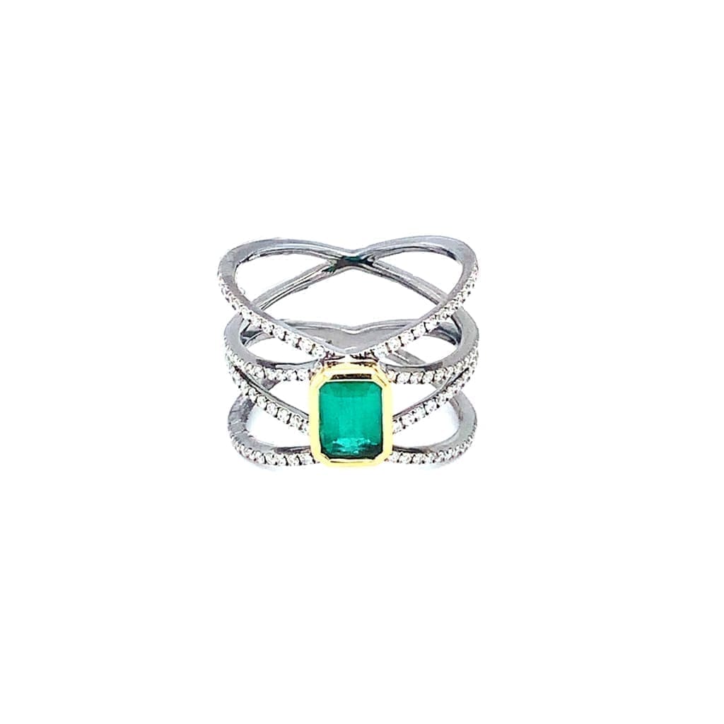 .85CT EMERALD WRAP RING at Regard Jewelry in AUSTIN, TX. - Regard Jewelry
