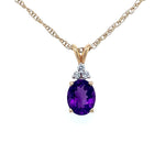 AMETHYST NECKLACE WITH DIAMONDS AT REGARD JEWELRY IN AUSTIN, TEXAS - Regard Jewelry
