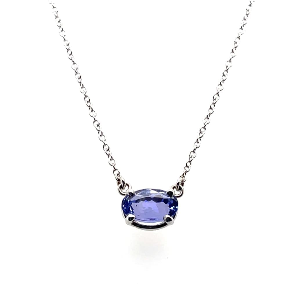Beautiful Tanzanite Set in 14k White Gold at Regard Jewelry in Austin, Texas - Regard Jewelry