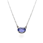 Beautiful Tanzanite Set in 14k White Gold at Regard Jewelry in Austin, Texas - Regard Jewelry