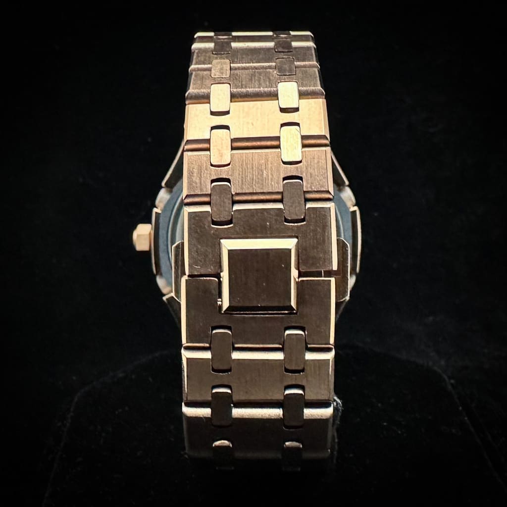 Casio G-Shock Royal Oak Conversion - Full Bracelet, Pink/Gold Dial (GM-AS2100-4A Base) at Regard Jewelry in Austin, Texas - Regard Jewelry