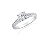 Channel Set Diamond Engagement Ring by Ron Rosen at Regard Jewelry in Austin, Texas - Regard Jewelry