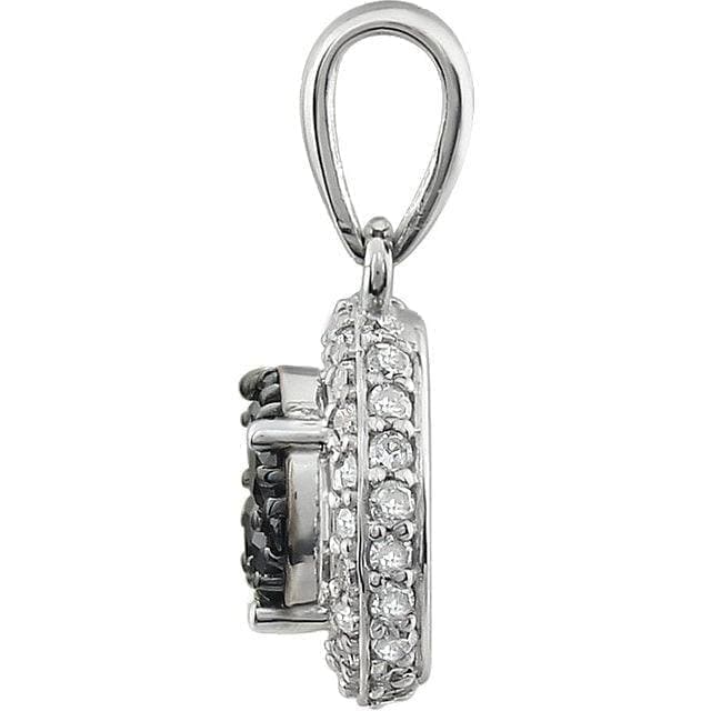 Diamond Halo-Style Cluster Pendant at Regard Jewelry in Austin, Texas - Regard Jewelry