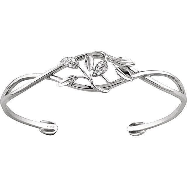 Diamond Leaf Cuff Bracelet at Regard Jewelry in Austin, Texas - Regard Jewelry