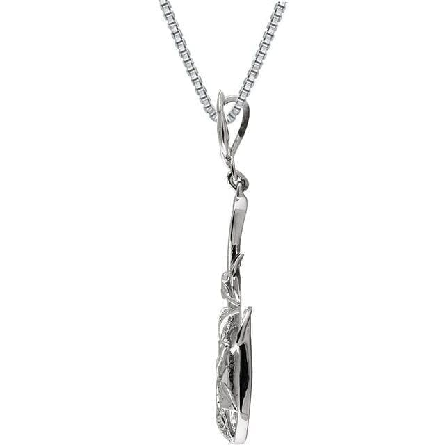 Diamond Leaf Design Necklace at Regard Jewelry in Austin, Texas - Regard Jewelry