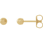 Gold Ball Ear Studs at Regard Jewelry in Austin, TEXAS - Regard Jewelry